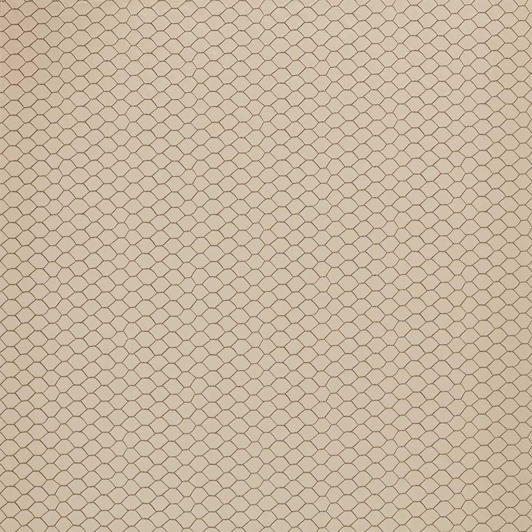 TESSUTO "BANTAM NET - WALNUT" - Giles Deacon - SANDERSON