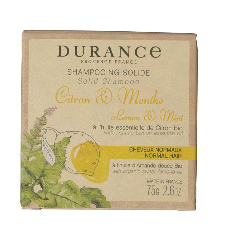 Shampoo solido di Marsiglia "LIMONE E MENTA" 75 g