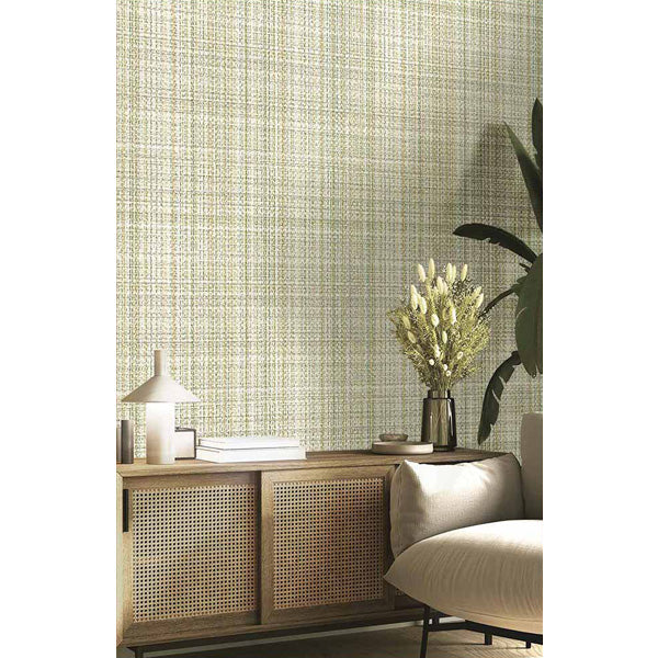 Carta da parati "Tweed Verde Pastello", a metraggio o rotolo