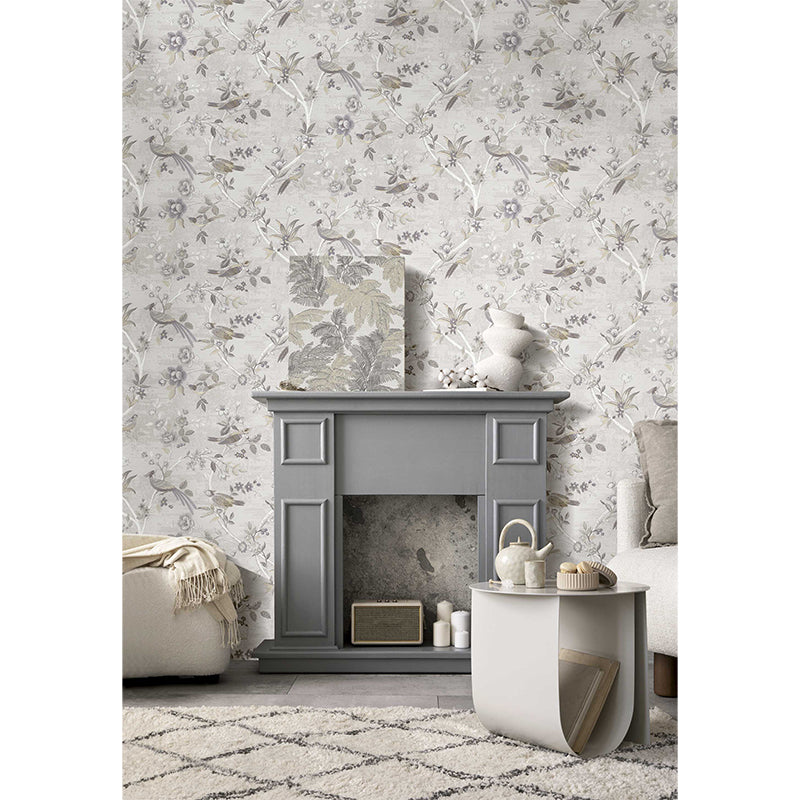 Carta da parati "Radura Tortora" a metraggio o rotolo