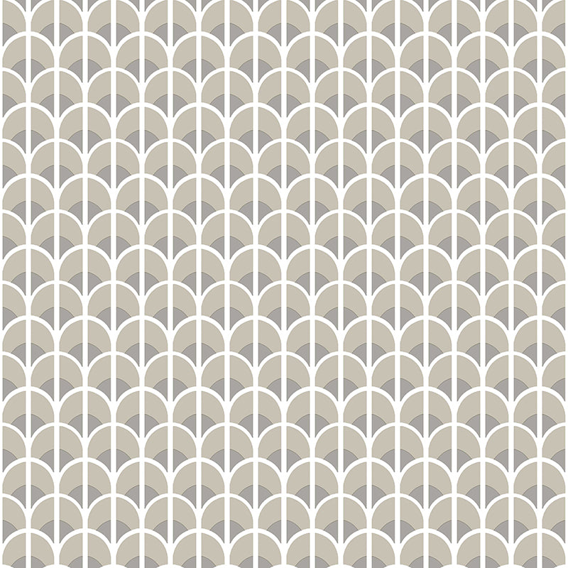 Carta da parati "Geometric Cyperus Light" a metraggio o rotolo