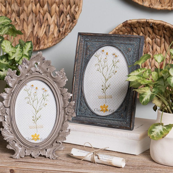 Portafoto Marrone “Trionfo Vegetale”, 10x15 cm