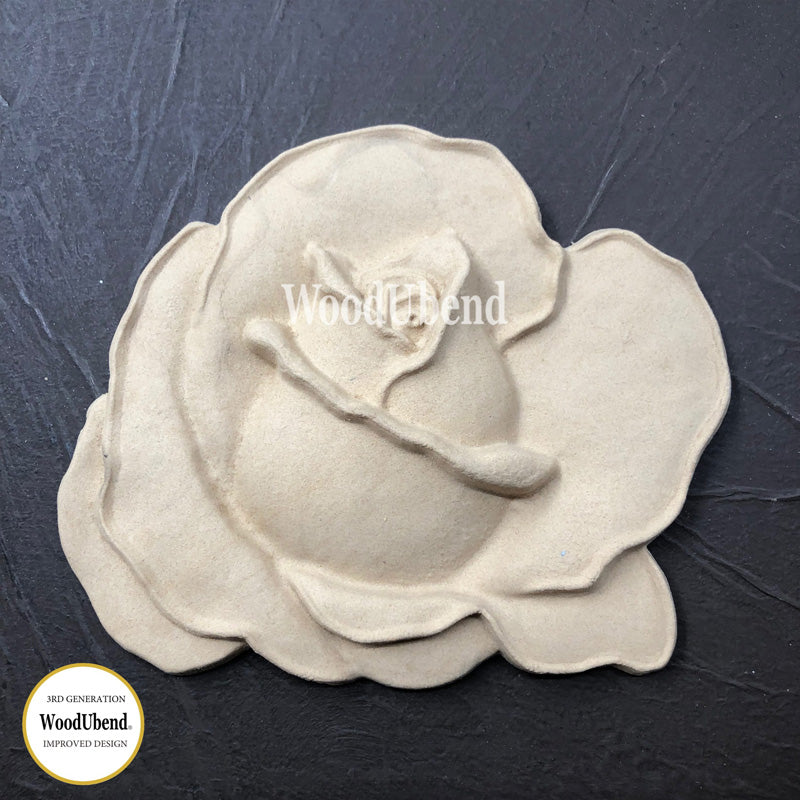 Fregio Decorativo "Big Rose", WoodUbend