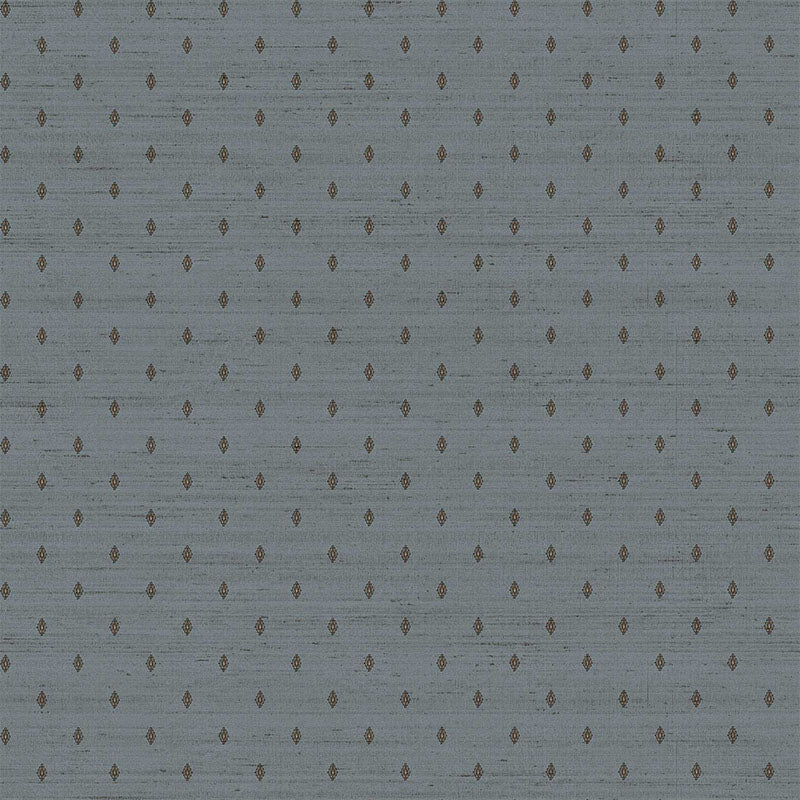 Carta da parati "Rombi Blu Grigio", a metraggio o rotolo