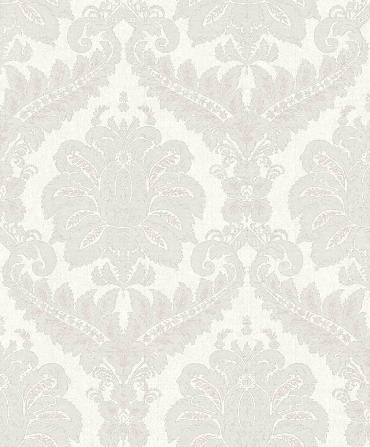 Carta da parati “Fregio decorativo beige con piccoli elementi rosso chiaro” a metraggio o rotolo