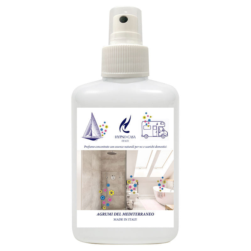 Profumo WC "AGRUMI DEL MEDITERRANEO", HYPNO CASA, 100 ML, essenza naturale concentrata