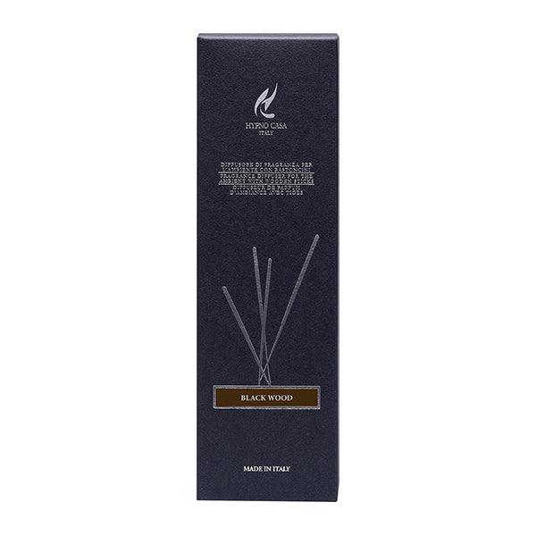 Profumatore “Black Wood” Diffusore a bastoncino, Hypno Casa, 100 ml