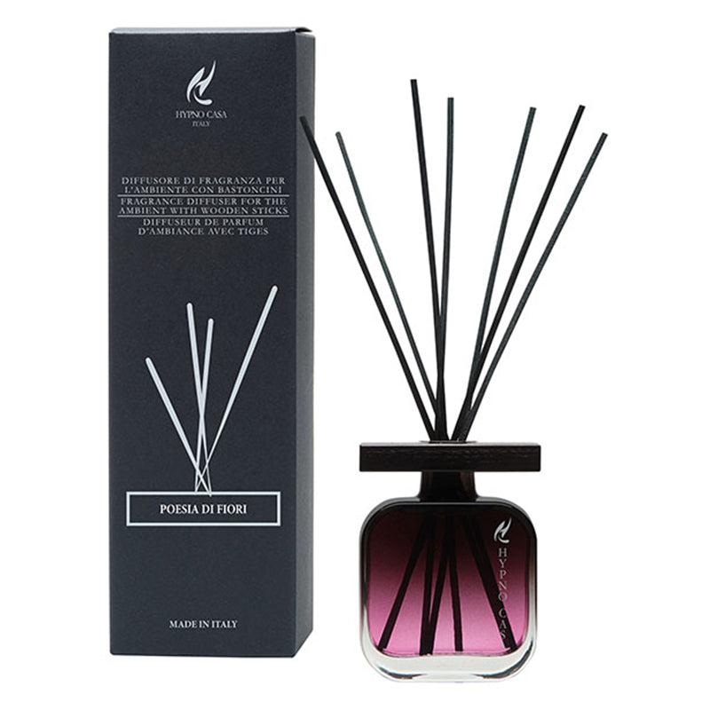 Profumatore "Poesia di Fiori", Diffusore a bastoncino, Hypno Casa, 200 ml