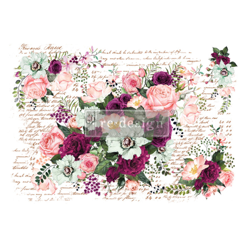 Redesign Decor Transfers "VIOLET HILL" 122 x 84 cm