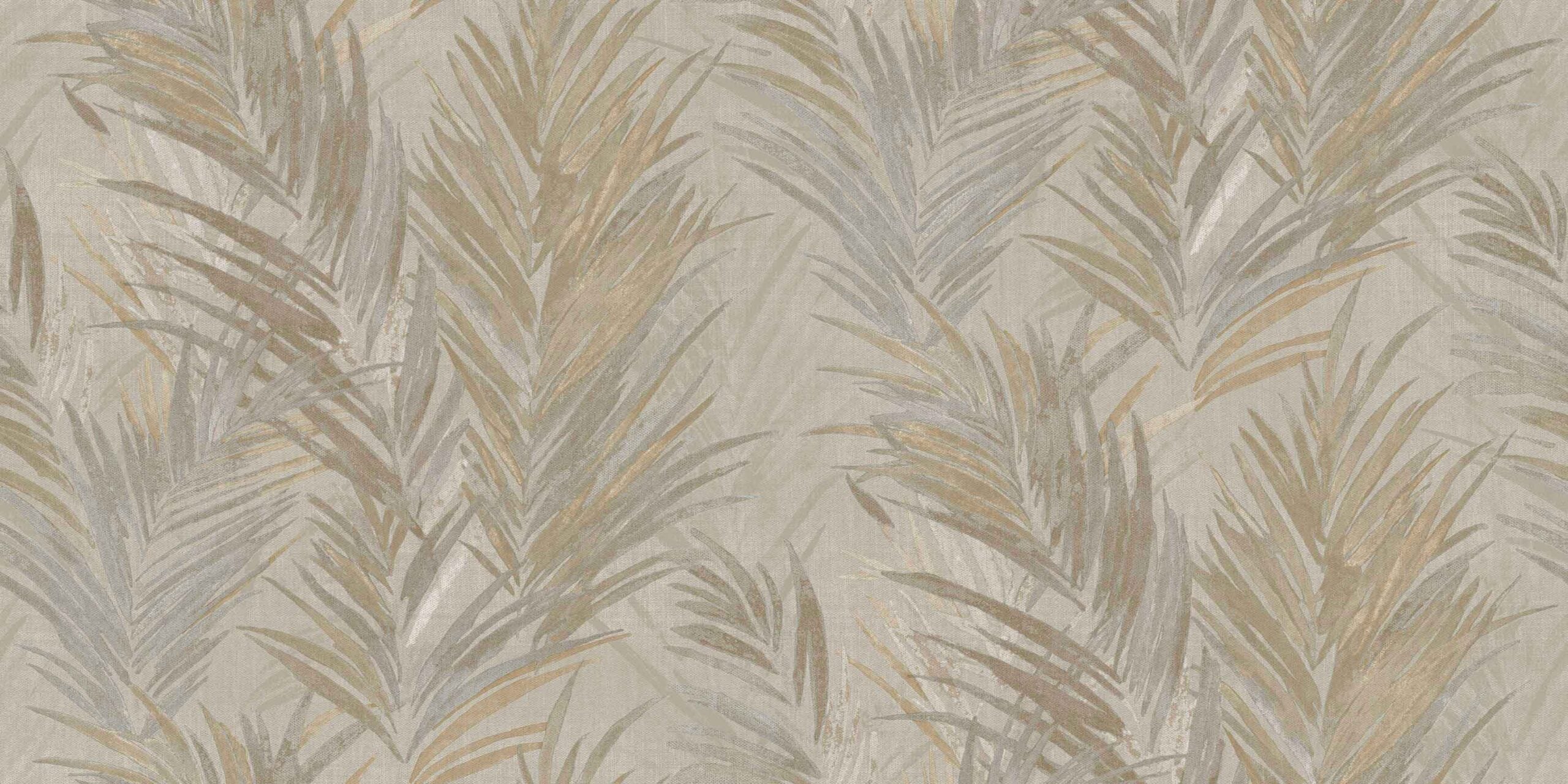 Carta da parati Grande "Foglie sabbia" Larghezza 1Metro - a metraggio o rotolo