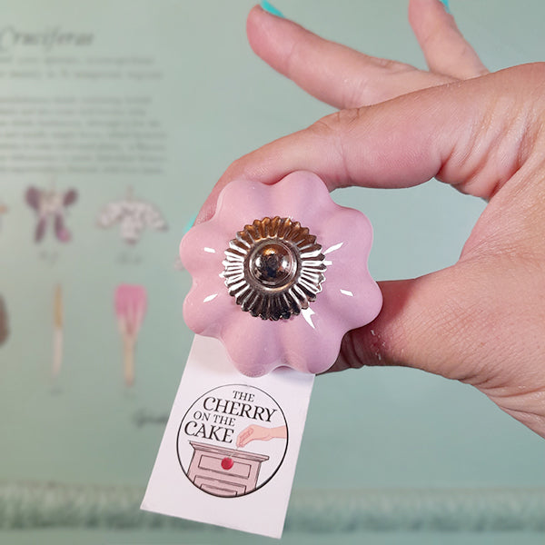 Pomello in ceramica “Pink Flower"