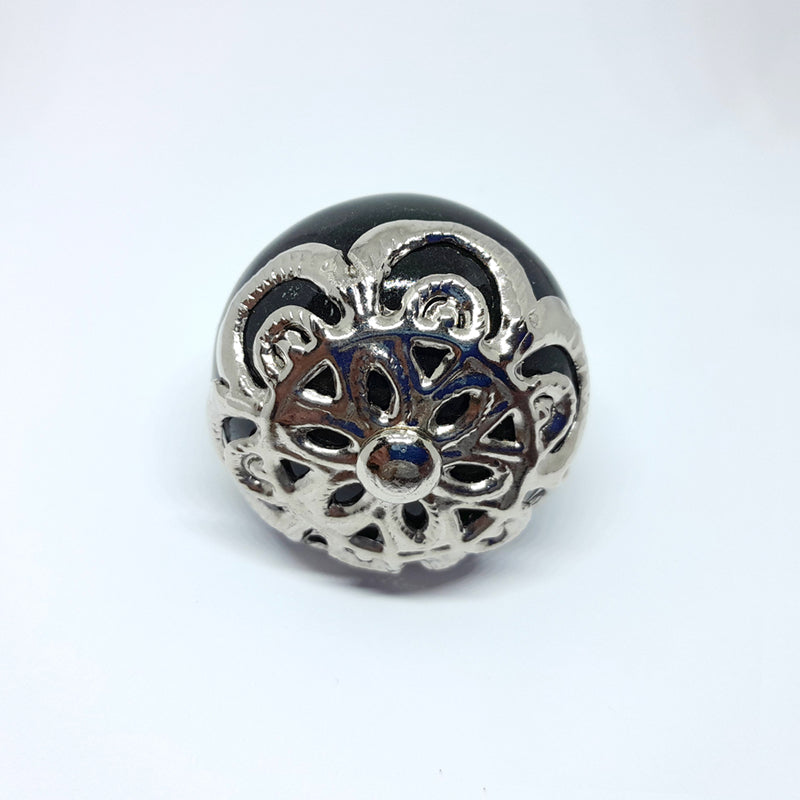 Pomello in ceramica “Metal Blooming"