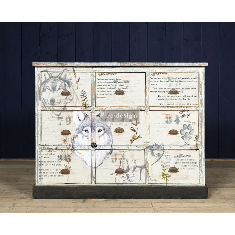 Redesign Decor Transfers "GRAY WOLF" 61 x 89 cm