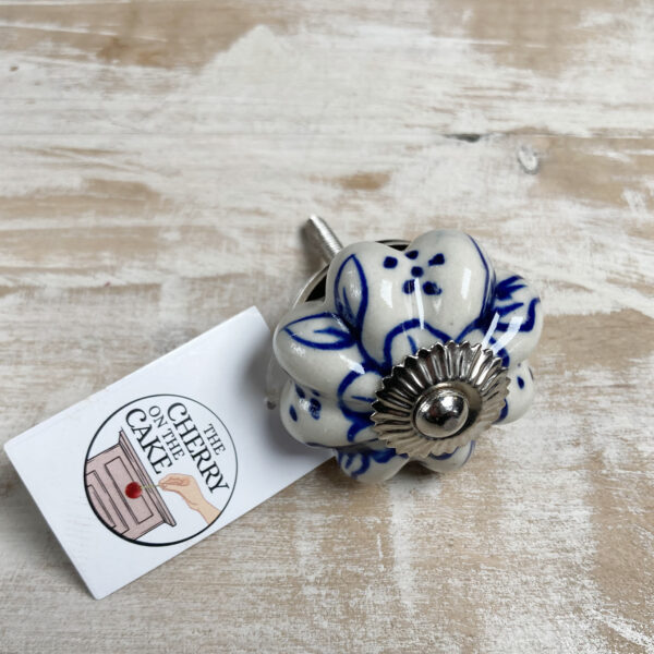 Pomello in ceramica “Liberty Blue Line"