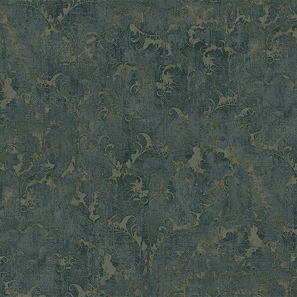 Carta da parati "Antique Verde", a metraggio o rotolo