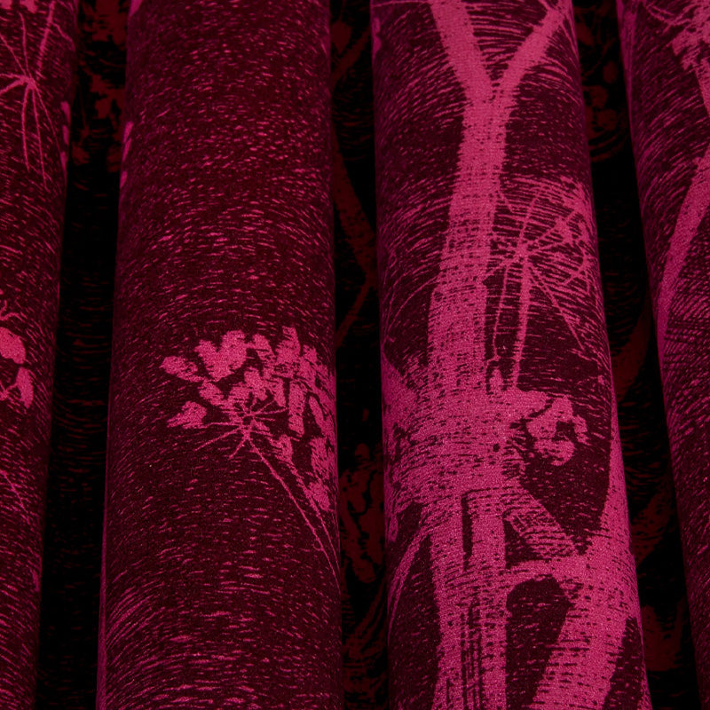 TESSUTO "Cow Parsley Magenta & Plum" - The Contemporary - Cole & Son