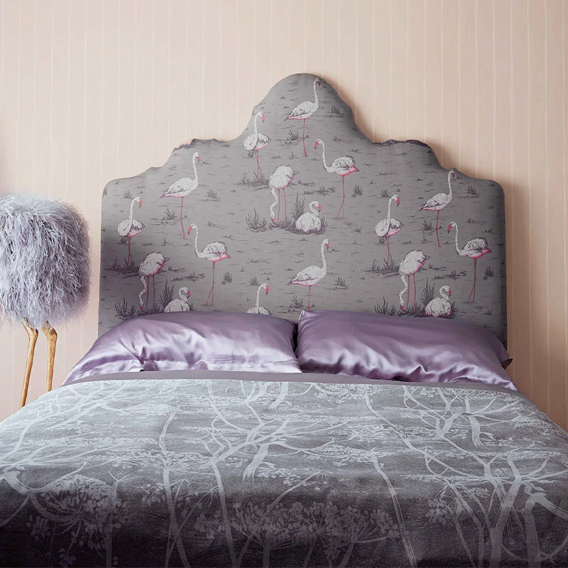 TESSUTO "Cow Parsley Linen Soft Grey" - The Contemporary - Cole & Son
