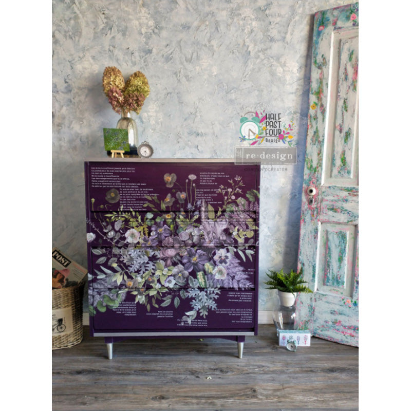 Redesign Decor Transfers "VIGOROUS VIOLET" 89 x 122 cm