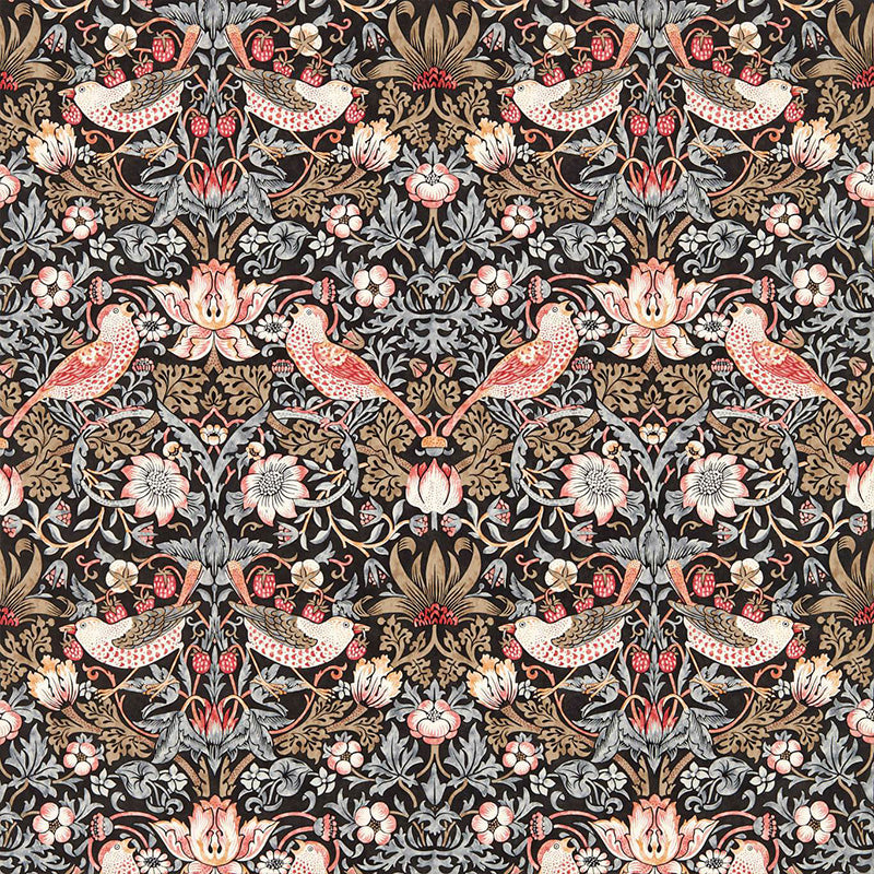 Carta da Parati "STRAWBERRY THIEF OLD FASHIONED" Morris & Co. - Sanderson