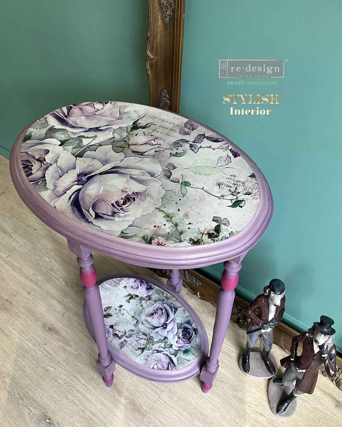 Carta da Découpage Double "Soft Veil" in Tessuto 2 fogli Formato 49.5 cm × 76.2 cm e 29.7 cm × 41.9 cm