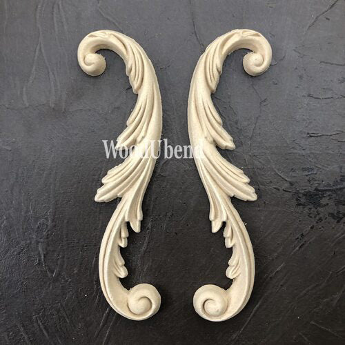 Coppia di Fregi Decorativi “Naturel”, WoodUbend