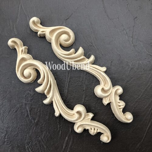 Coppia di Fregi Decorativi “Phoenix small”, WoodUbend