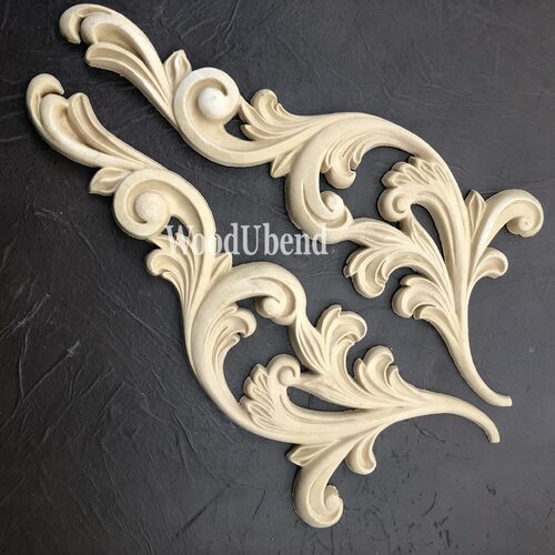 Coppia di Fregi Decorativi “Bellissimi”, WoodUbend