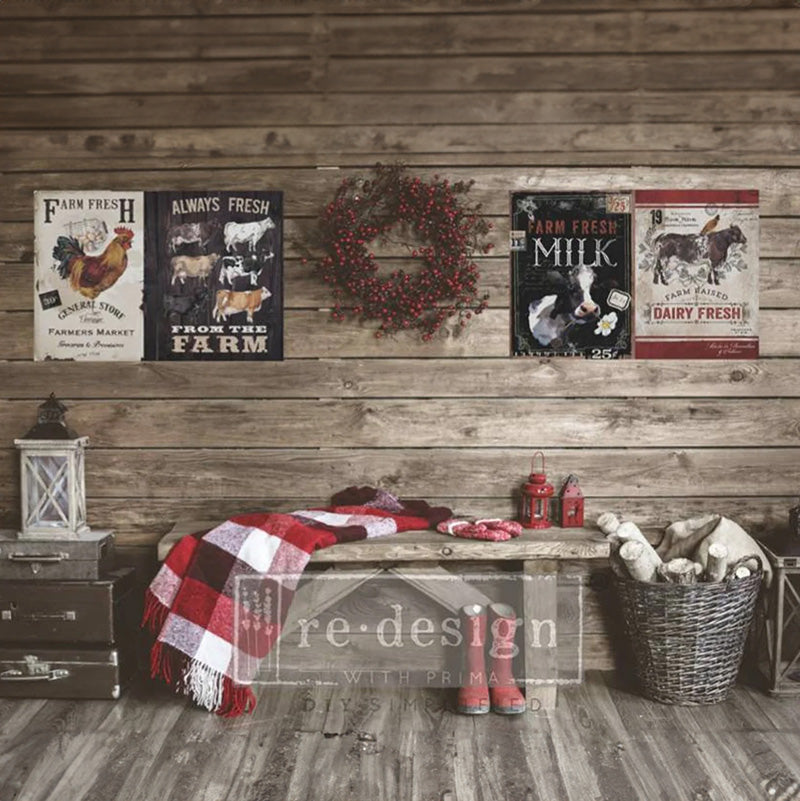 Redesign Decor Transfers "ALWAYS FRESH" 31x38 cm