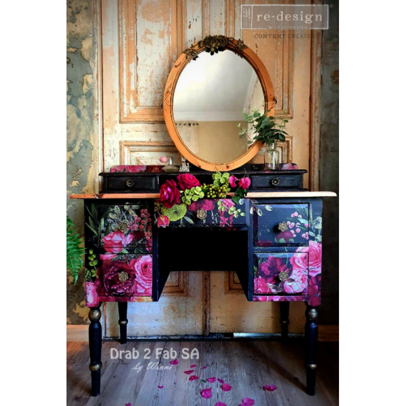 Redesign Decor Transfers "ROYAL BURGUNDY" 112 x 76 cm