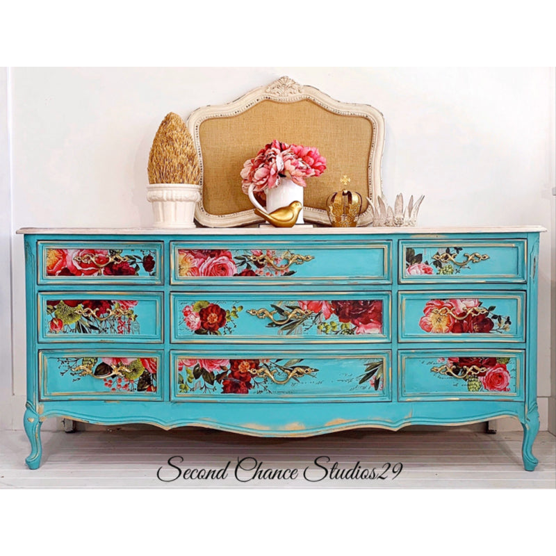 Redesign Decor Transfers "ROYAL BURGUNDY" 112 x 76 cm