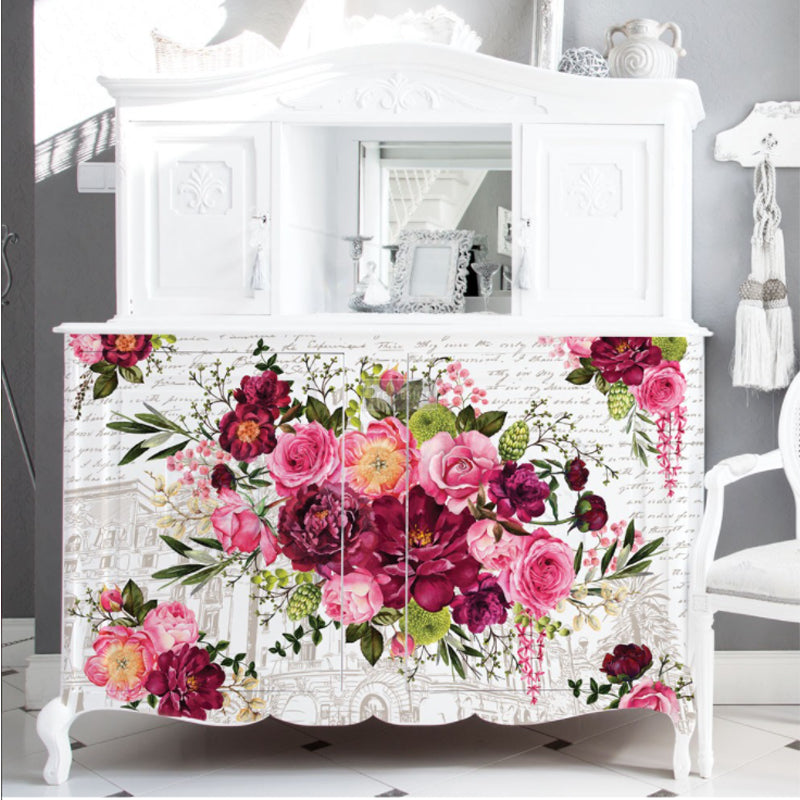 Redesign Decor Transfers "ROYAL BURGUNDY" 112 x 76 cm