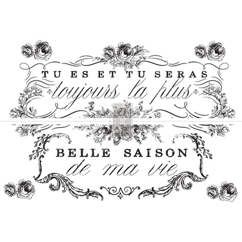 Redesign Decor Transfers “BEAUTY OF LIFE” 56 x 84 cm