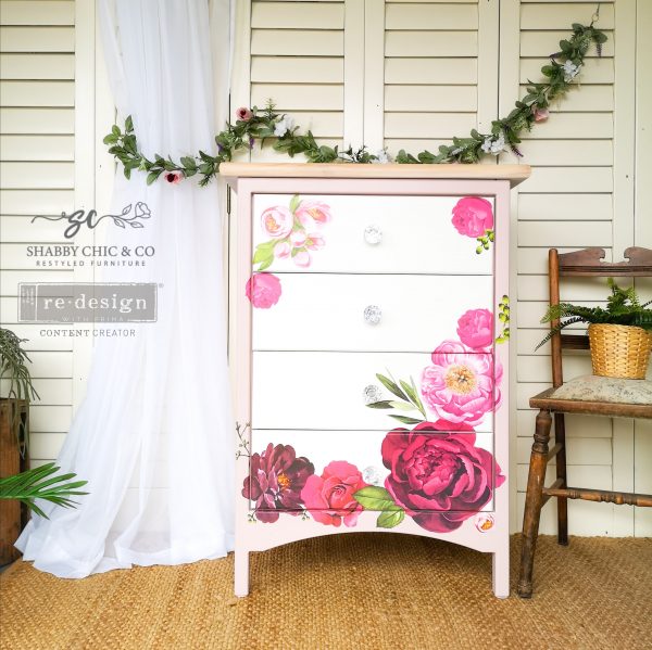 Redesign Decor Transfers "LUSH FLORAL I" 122 x 89 cm