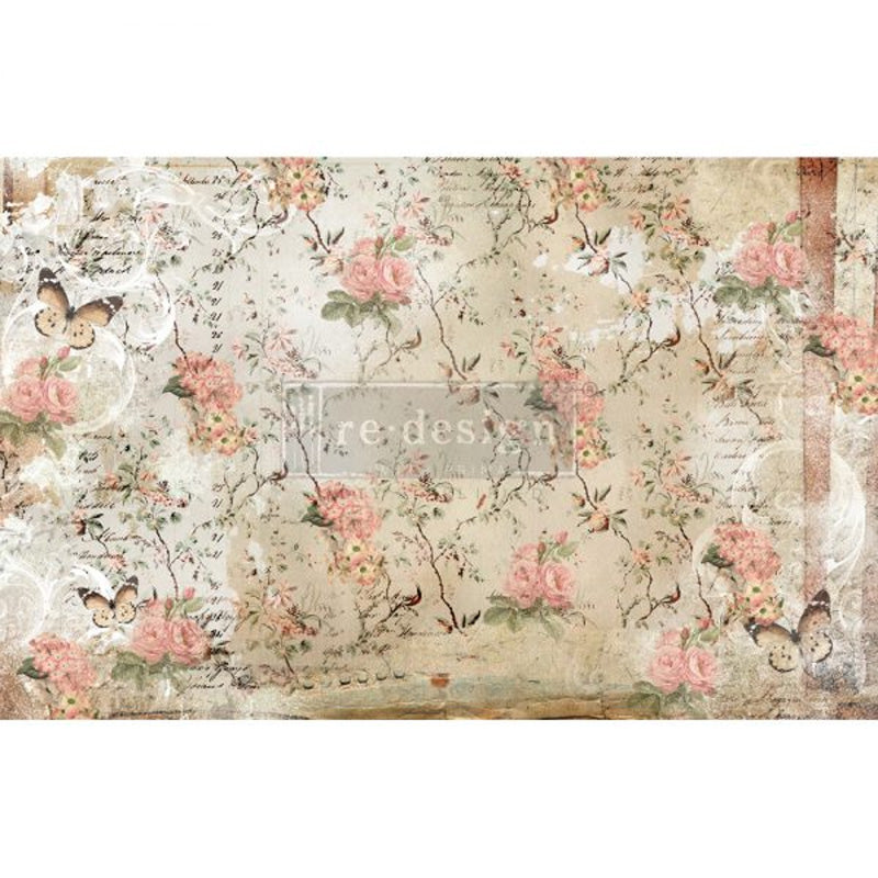 Carta da Découpage "BOTANICAL IMPRINT" in Tessuto 48x76cm