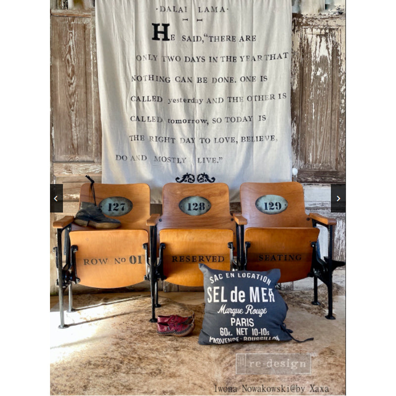 Redesign Decor Stamp "ALPHA" 30,5 x 30,5 cm