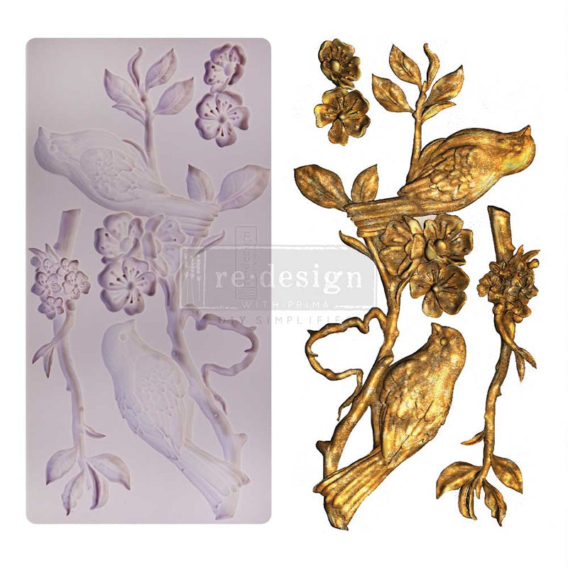 Redesign Decor Moulds "Blossoming Spring" 12,7 x 25,4 cm