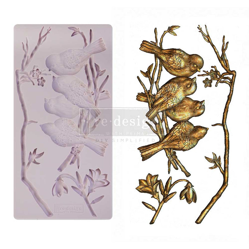 Redesign Decor Moulds "Avian Love" 12,7 x 25,4 cm