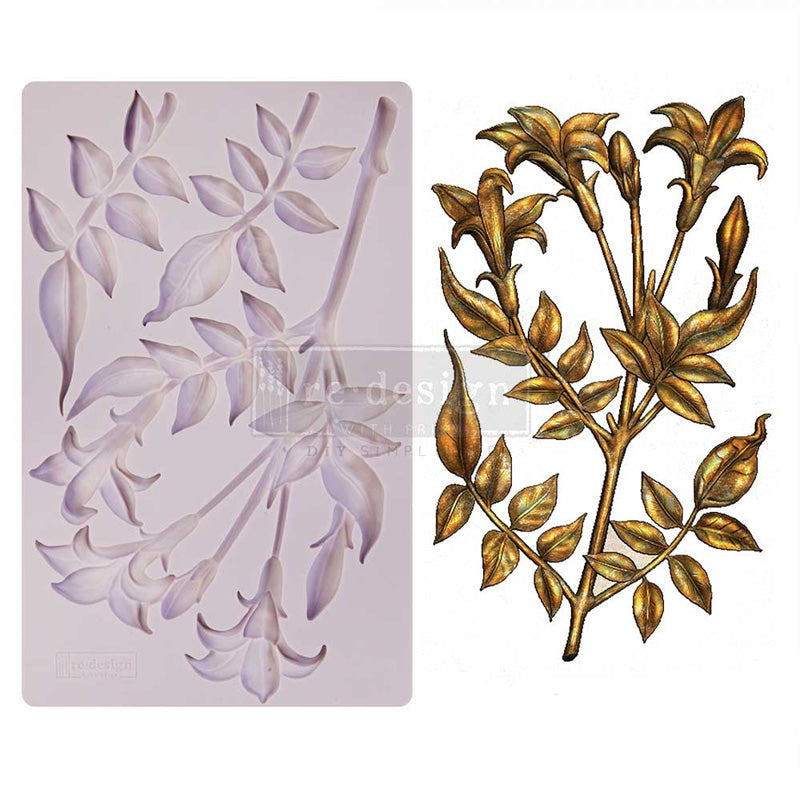 Redesign Decor Moulds "Lily Flowers" 12,7 x 20,3 cm