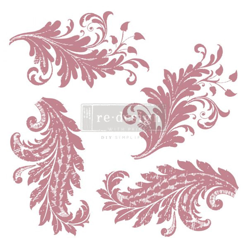 Redesign Decor Stamp "ROYAL FLOURISH " 30,5 x 30,5 cm
