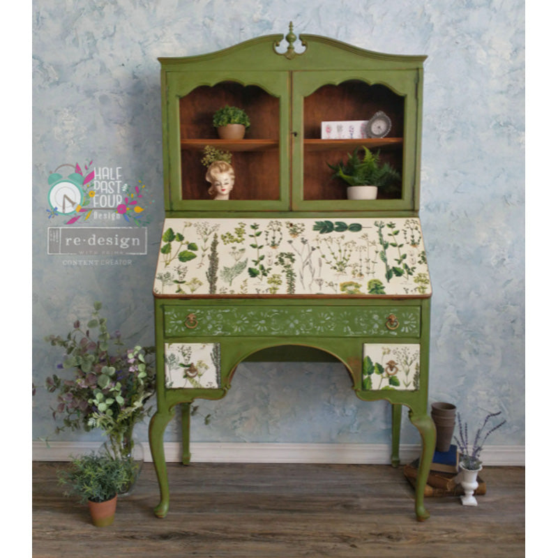 Carta da Découpage "GREENERY " in Tessuto 48x76cm