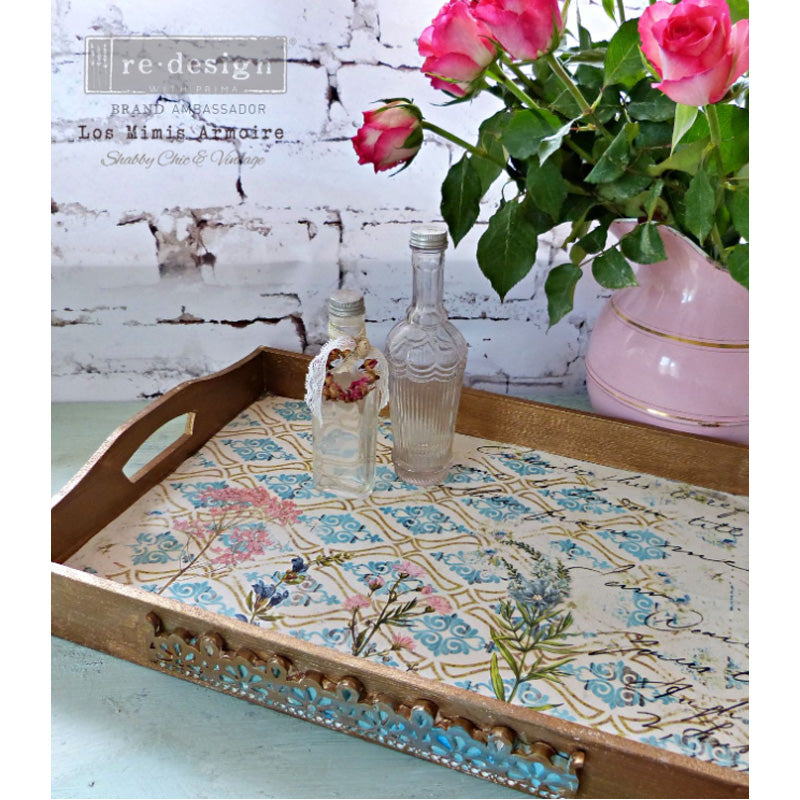 Carta da Découpage "DISTRESSED DECO " in Tessuto 48x76cm