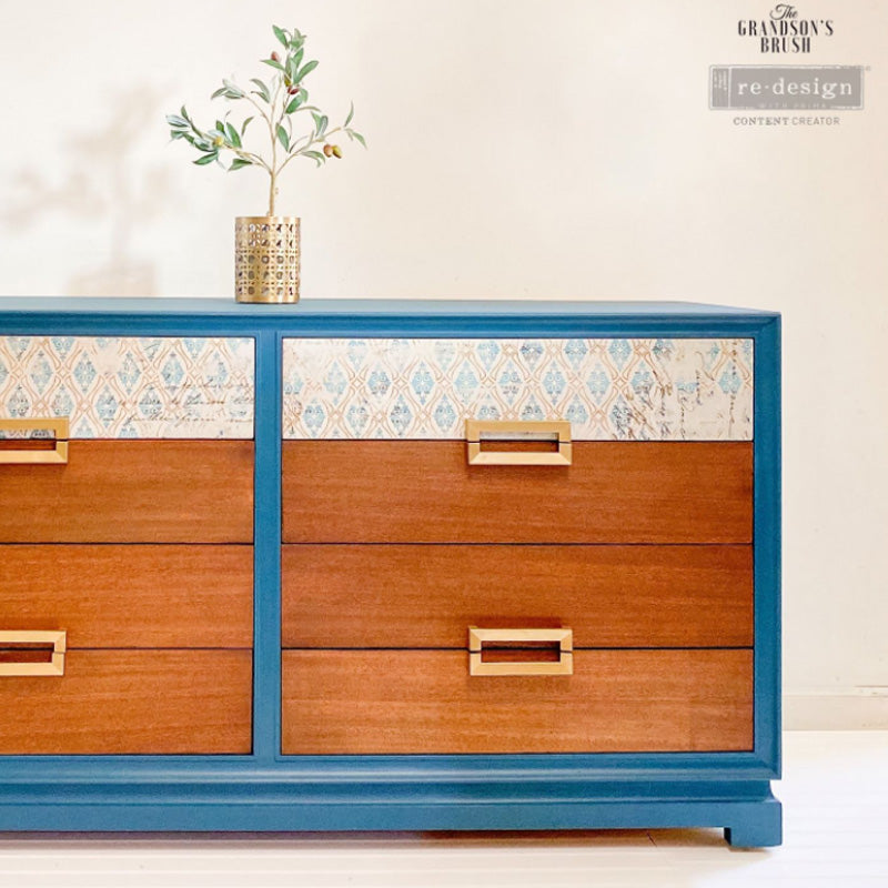 Carta da Découpage "DISTRESSED DECO " in Tessuto 48x76cm