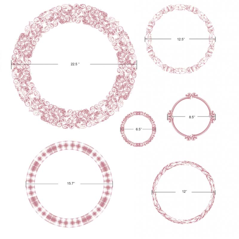 Redesign Decor Stamp "CURVED ACCENTS" 30,5 x 30,5 cm