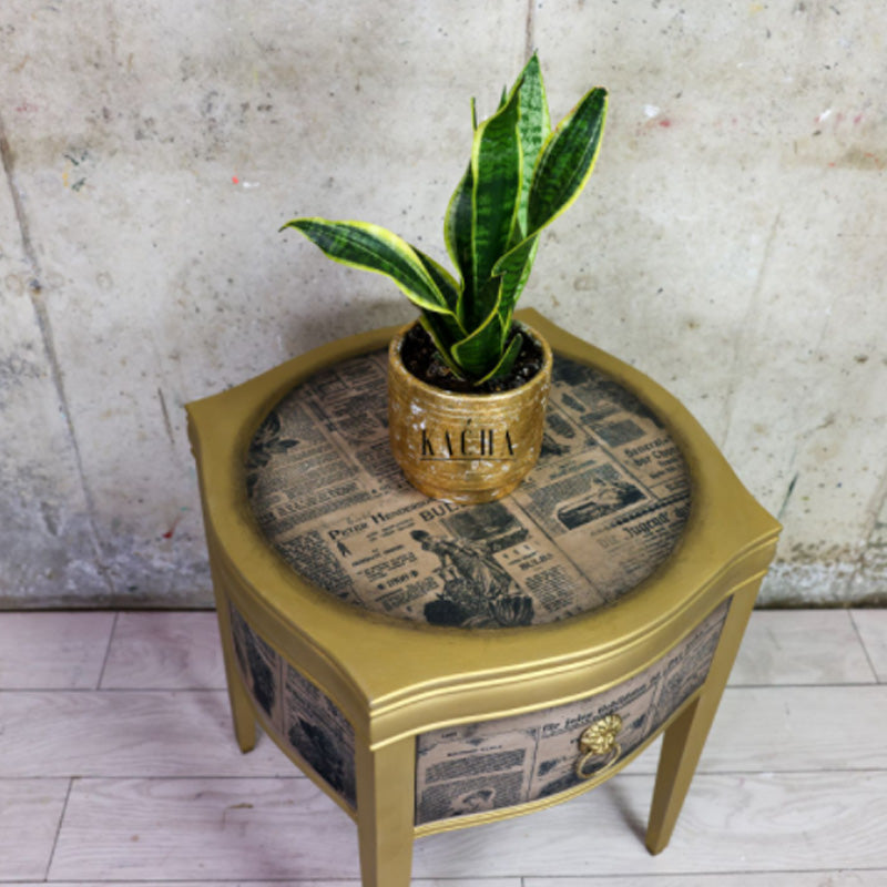 Carta da Découpage "NEWSPRINT" in Tessuto 48x76cm