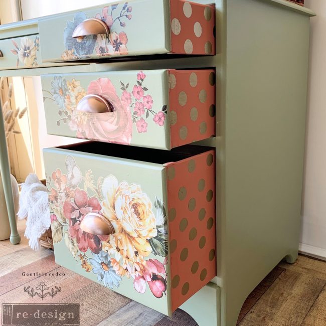 Redesign Decor Transfers "ROSE & ROUGE" 61 x 89 cm