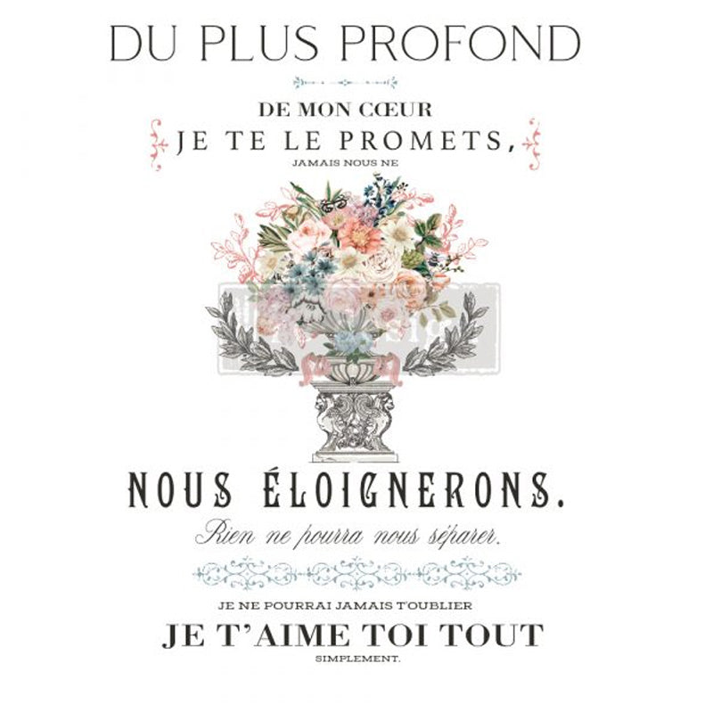 Redesign Decor Transfers "ROYAL BOUQUET" 61 x 89 cm