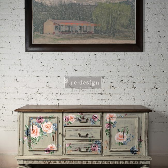 Redesign Decor Transfers "WATERCOLOR BLOOM" 61 x 89 cm