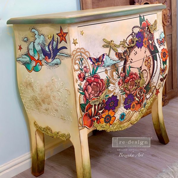 Redesign Decor Transfers "CECE INKED FLASH" 61 x 89 cm