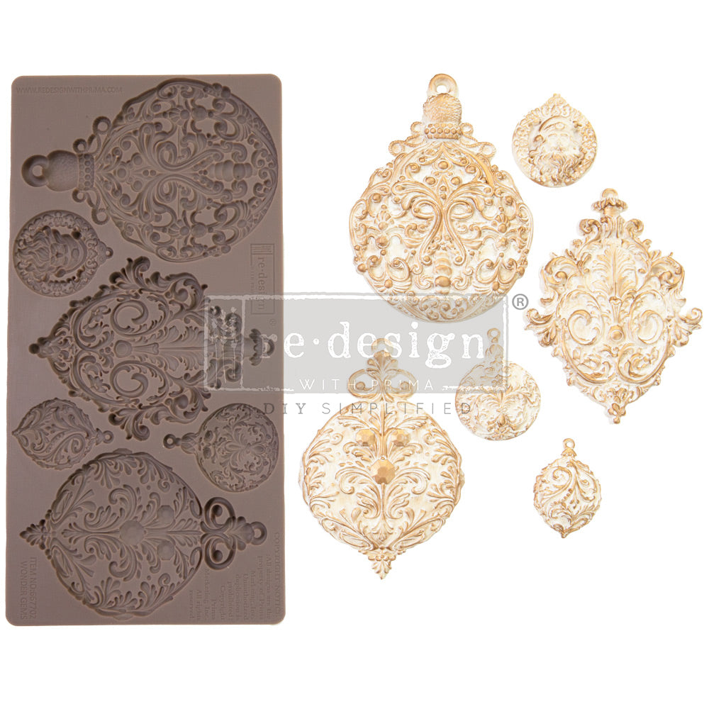 Redesign Decoration Molds "Bird Love" 12.7 x 25.4 cm