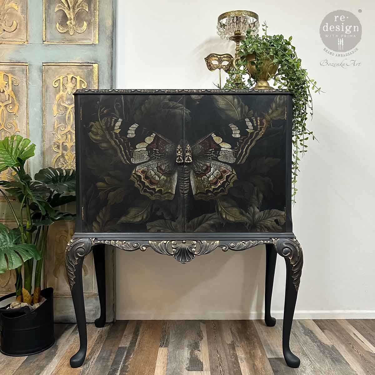 Carta da Decoupage Fiber “Butterfly Conservatory Tales” 1 foglio A1